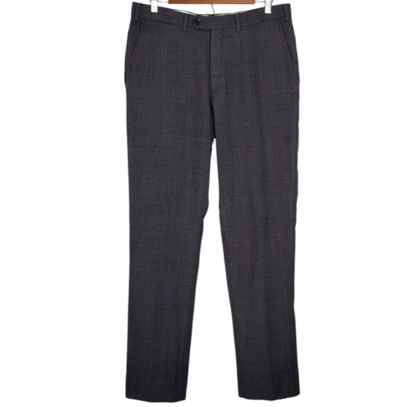 Suitsupply Brescia Int Men's Gray Wool Office Business Dress Pants Size 38L - Picture 1 of 13